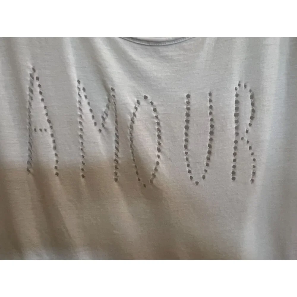 #970 Free People We The Free Tank Top White Amour Size XS - Picture 5 of 6